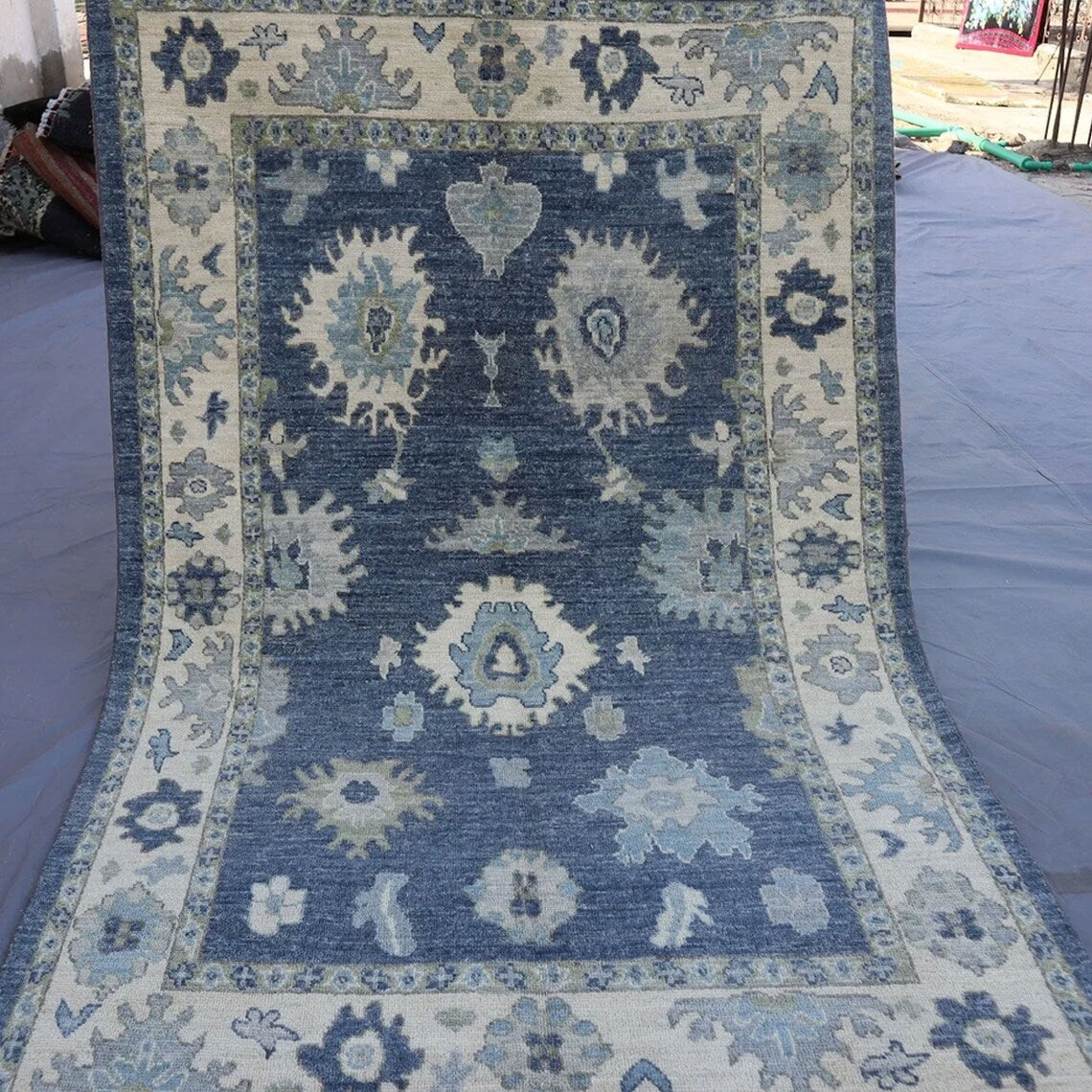 Low Pile Vintage Looking Machine Washable Non-Slip Rug Ethnic Design Carpet Rustic Pattern Anatolian MultiPurpose Anti-Slip Carpet