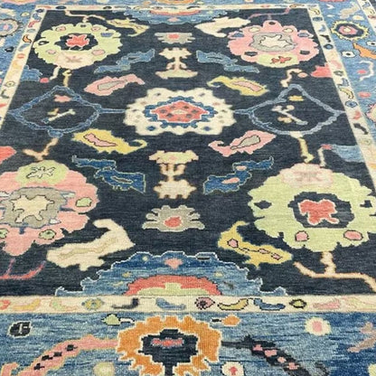 Low Pile Vintage Looking Machine Washable Non-Slip Rug Ethnic Design Carpet Rustic Pattern Anatolian MultiPurpose Anti-Slip Carpet